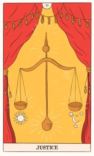 Justice tarot card (Rider–Waite–Smith)
