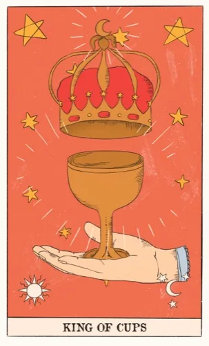 King of Cups tarot card (Rider–Waite–Smith)
