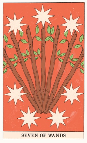 Seven of Wands