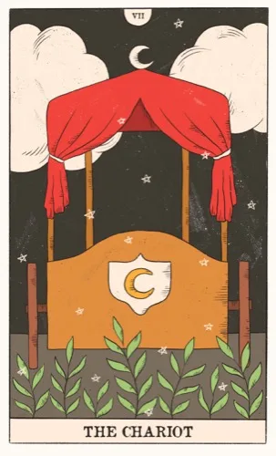 The Chariot tarot card (Rider–Waite–Smith)